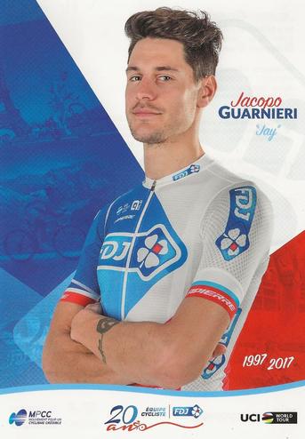 2017 FDJ #NNO Jacopo Guarnieri Front
